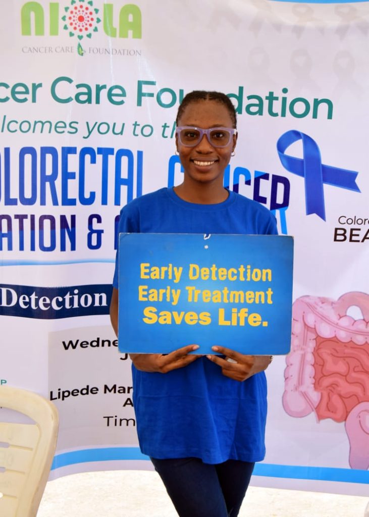 STOP COLORECTAL CANCER SENSITIZATION & AWARENESS AT LIPEDE MARKET, KUTO, ABEOKUTA OGUN STATE