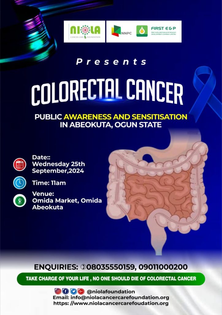 COLORECTAL CANCER AWARENESS AT OMIDA MARKET, OMIDA ABEOKUTA