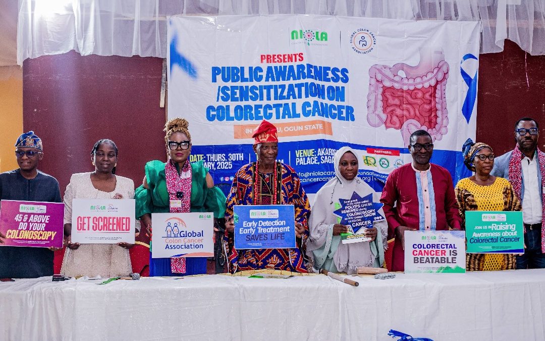 PUBLIC AWARENESS/SENSITIZATION ON COLORECTAL CANCER / IJOYA 6.0 FLAG OFF CAMPAIGN IN REMOLAND